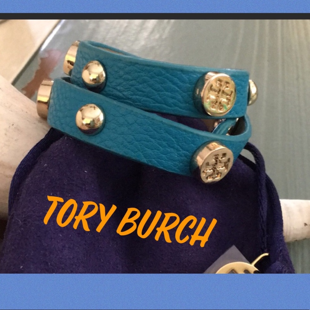 🔥FLASH SALE🔥 NWT💯% Auth Tory Burch Leather wrap Bracelet